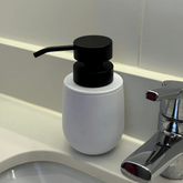 Porta Sabonete Liquido Belly Soft Branco 290ml - Ela Decora